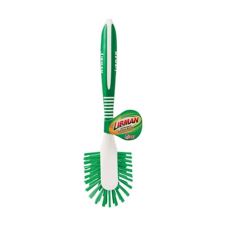 Libman Libman 2.4 in. W Hard Bristle 8 in. Plastic/Rubber Handle Kitchen Brush 1043